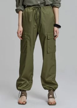 The Frankie Shop Leto Joggers - Olive