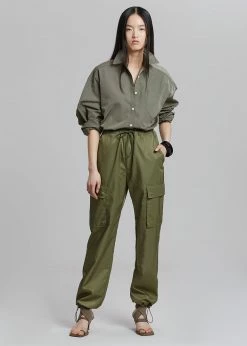 The Frankie Shop Leto Joggers - Olive