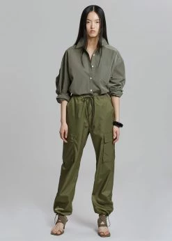 The Frankie Shop Leto Joggers - Olive