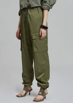 The Frankie Shop Leto Joggers - Olive