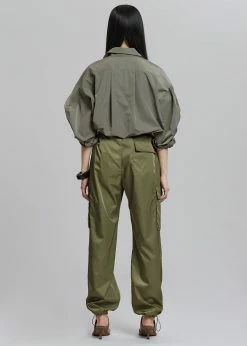 The Frankie Shop Leto Joggers - Olive