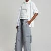The Frankie Shop Ley Cargo Pants - Grey CLOTHING