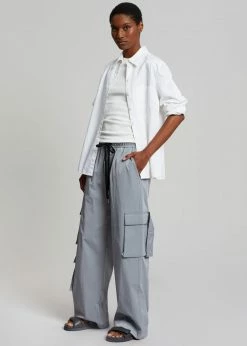 The Frankie Shop Ley Cargo Pants - Grey CLOTHING