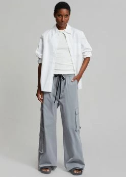 The Frankie Shop Ley Cargo Pants - Grey CLOTHING