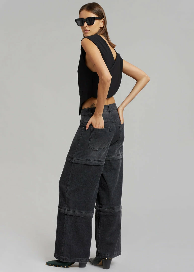 Best Sale π₯° Blossom CLOTHING Liam Recycled Denim Pants - Faded Black Wash π 2 Blossom CLOTHING Liam Recycled Denim Pants - Faded Black Wash