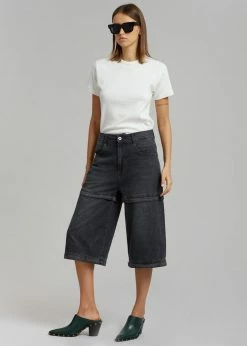 Best Sale π₯° Blossom CLOTHING Liam Recycled Denim Pants - Faded Black Wash π 13 Blossom CLOTHING Liam Recycled Denim Pants - Faded Black Wash