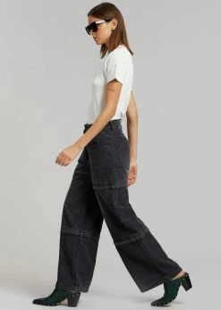 Blossom CLOTHING Liam Recycled Denim Pants - Faded Black Wash