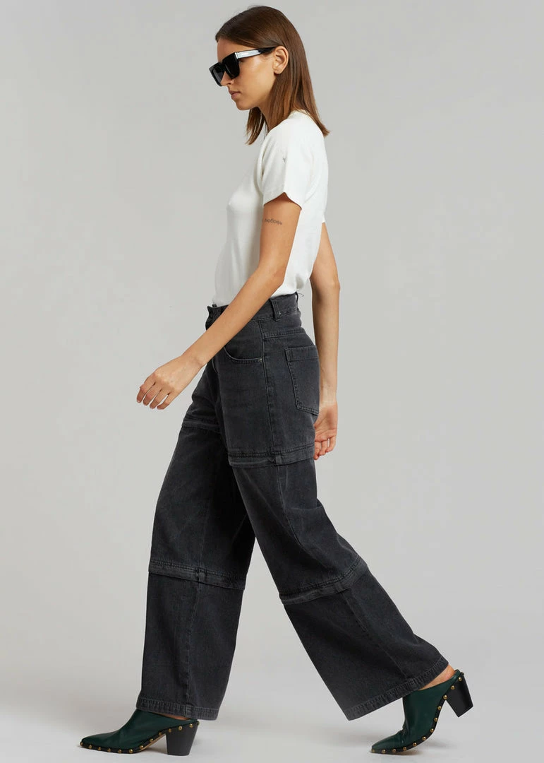 Best Sale π₯° Blossom CLOTHING Liam Recycled Denim Pants - Faded Black Wash π 1 Blossom CLOTHING Liam Recycled Denim Pants - Faded Black Wash