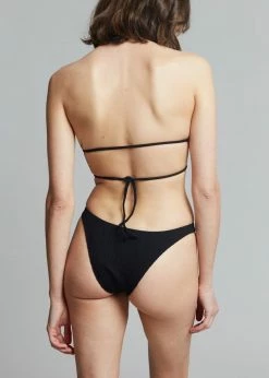 CLOTHING Lido Tredici Rib Swimsuit - Black