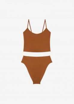 Lido Trentasette Swimsuit - Terracotta CLOTHING