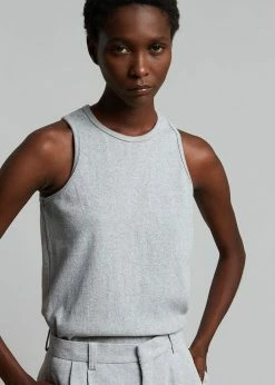 The Frankie Shop Liko Tank - Heather Grey CLOTHING