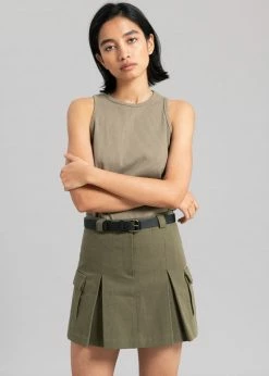 The Frankie Shop CLOTHING Liko Tank - Olive