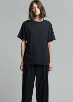 The Frankie Shop Lilou Simple Tee - Black