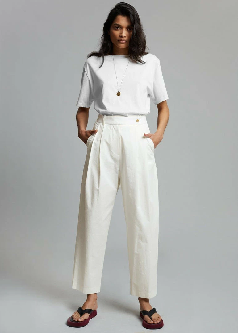 Best reviews of π₯° The Frankie Shop Lilou Simple Tee - Optic White βοΈ 3 The Frankie Shop Lilou Simple Tee - Optic White