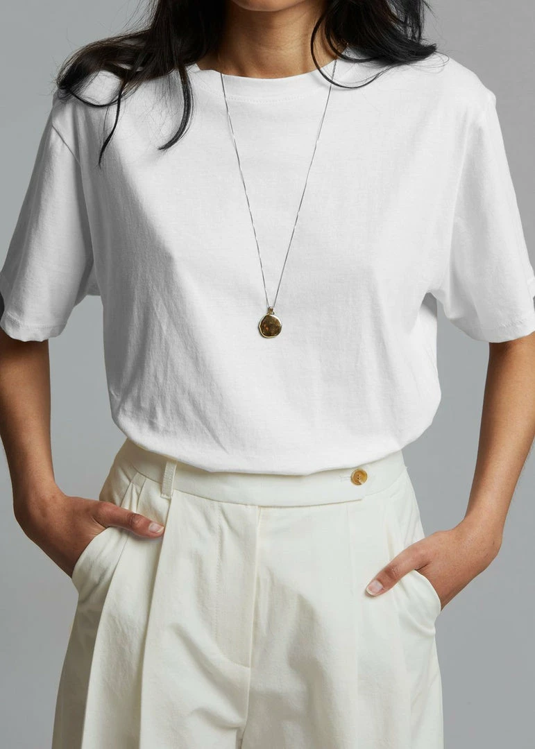 Best reviews of π₯° The Frankie Shop Lilou Simple Tee - Optic White βοΈ 1 The Frankie Shop Lilou Simple Tee - Optic White