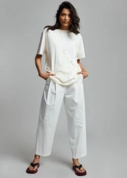 The Frankie Shop Lilou Simple Tee - Beige