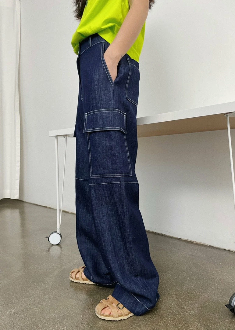 Coupon β The Frankie Shop CLOTHING Lomi Cargo Denim Pants - Navy π₯ 1 The Frankie Shop CLOTHING Lomi Cargo Denim Pants - Navy