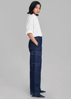 Coupon β The Frankie Shop CLOTHING Lomi Cargo Denim Pants - Navy π₯ 16 The Frankie Shop CLOTHING Lomi Cargo Denim Pants - Navy