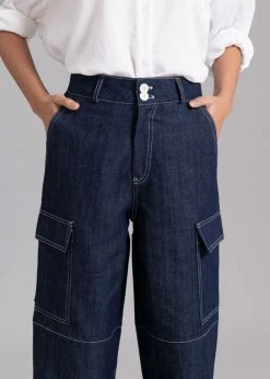 Coupon β The Frankie Shop CLOTHING Lomi Cargo Denim Pants - Navy π₯ 13 The Frankie Shop CLOTHING Lomi Cargo Denim Pants - Navy