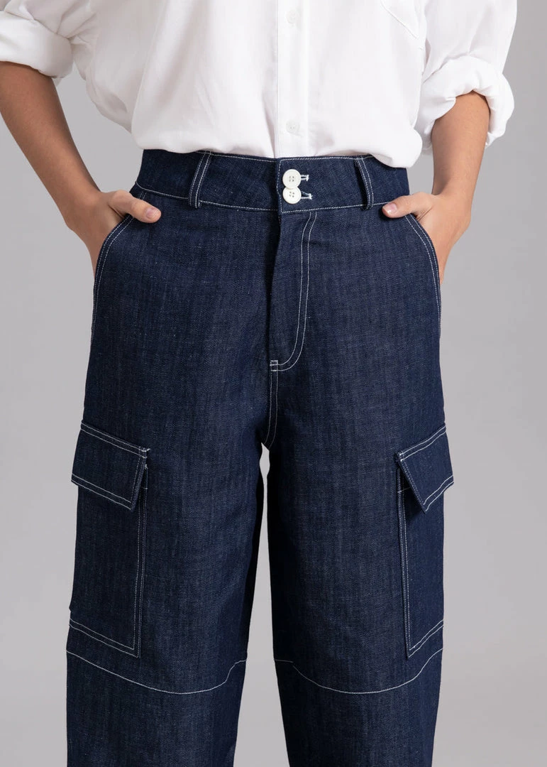 Coupon β The Frankie Shop CLOTHING Lomi Cargo Denim Pants - Navy π₯ 4 The Frankie Shop CLOTHING Lomi Cargo Denim Pants - Navy