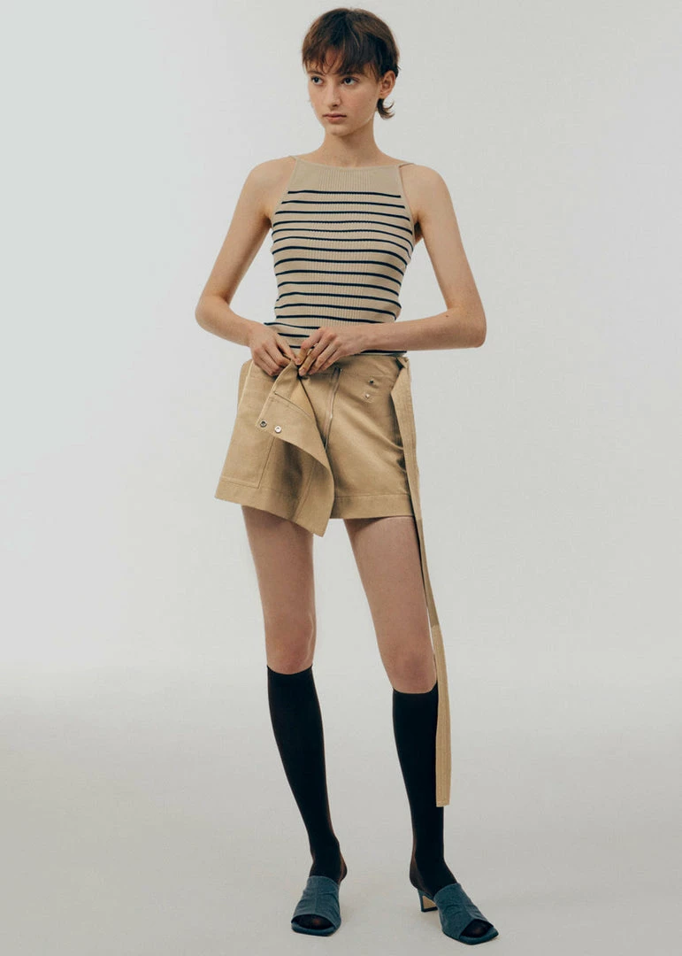 Deals π Low Classic Pocket Mini π Skirt - Beige CLOTHING π 10 Low Classic Pocket Mini Skirt - Beige CLOTHING