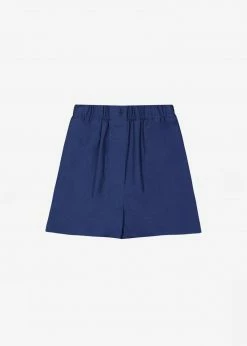The Frankie Shop CLOTHING Lui Cotton Boxer Short - Navy