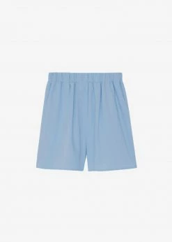 The Frankie Shop CLOTHING Lui Organic Cotton Boxer Short - Blue