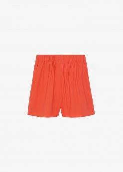 The Frankie Shop CLOTHING Lui Organic Cotton Boxer Short - Chili