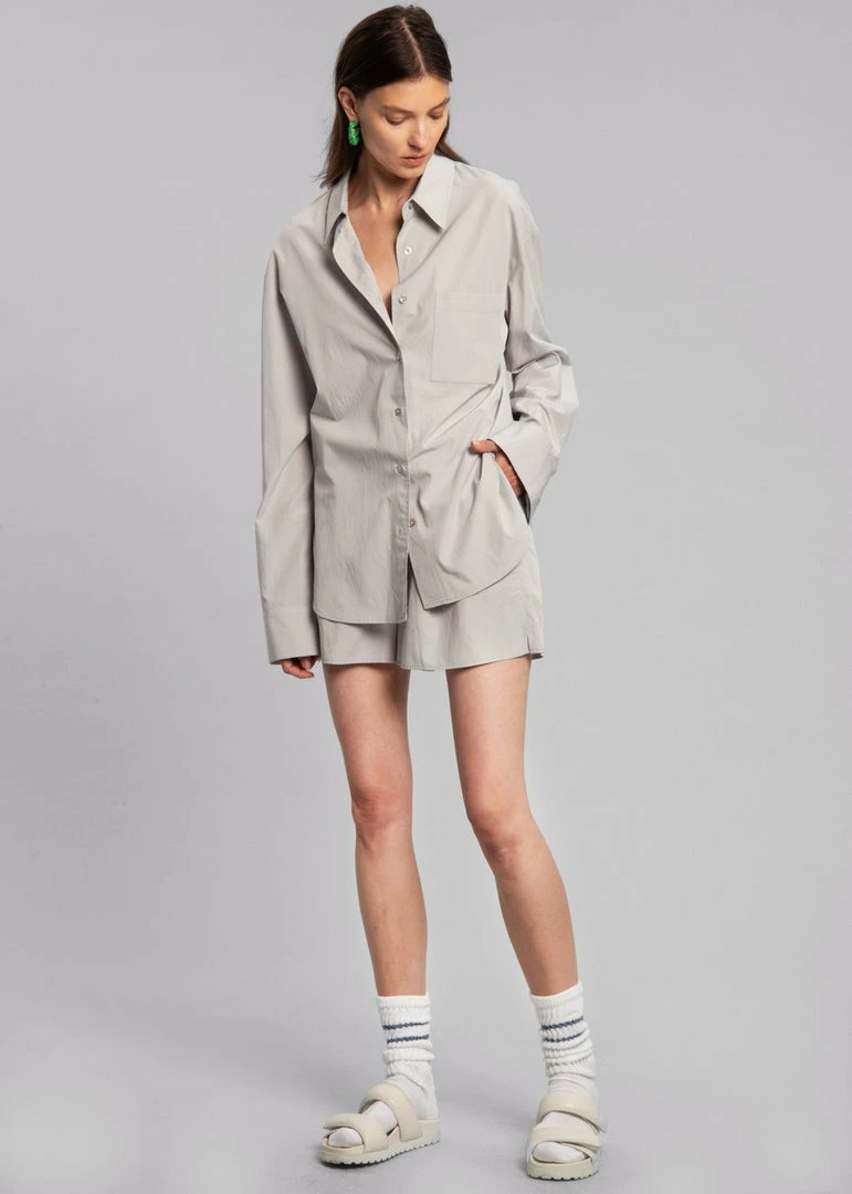 New π The Frankie Shop Lui Organic Cotton Boxer Short - Ice CLOTHING β€οΈ 3 The Frankie Shop Lui Organic Cotton Boxer Short - Ice CLOTHING