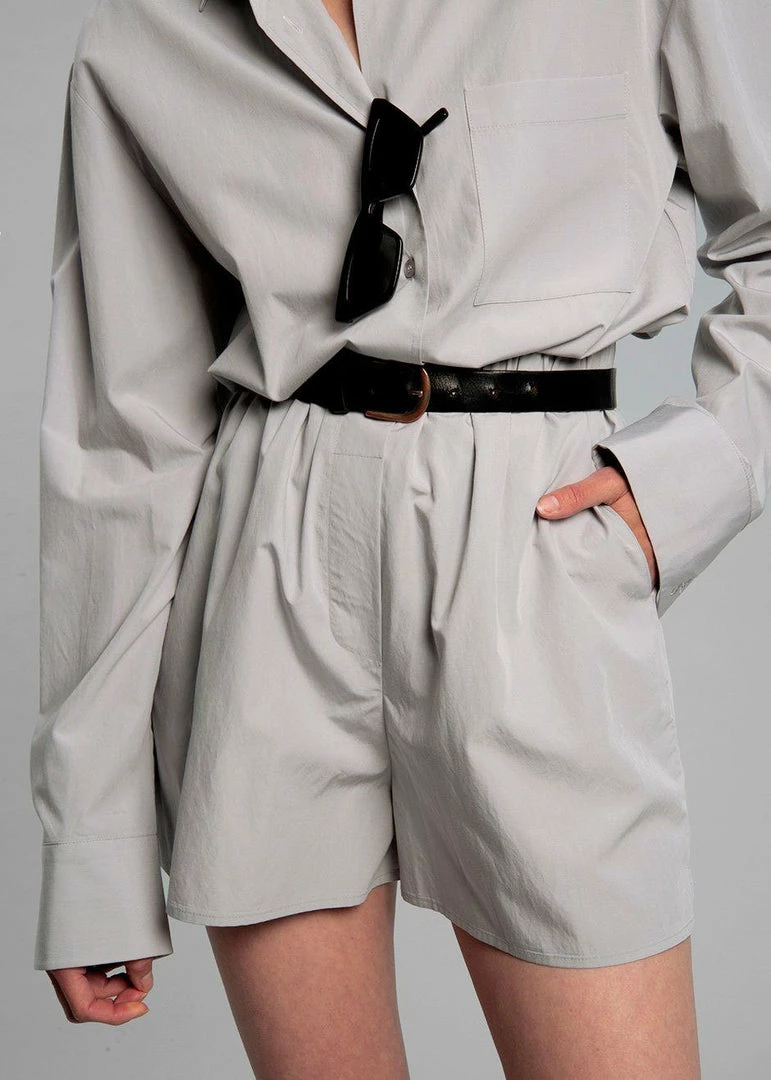 New π The Frankie Shop Lui Organic Cotton Boxer Short - Ice CLOTHING β€οΈ 2 The Frankie Shop Lui Organic Cotton Boxer Short - Ice CLOTHING