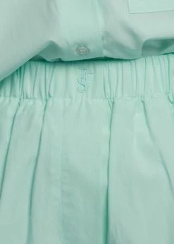 The Frankie Shop CLOTHING Lui Organic Cotton Boxer Short - Menthe