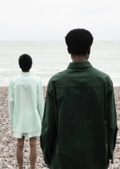 The Frankie Shop CLOTHING Lui Organic Cotton Boxer Short - Menthe