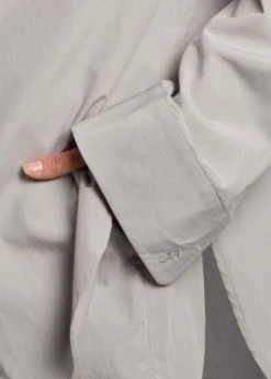 The Frankie Shop CLOTHING Lui Organic Cotton Shirt - Ice