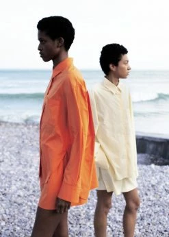 The Frankie Shop Lui Organic Cotton Shirt - Pale Yellow