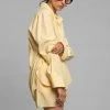The Frankie Shop Lui Organic Cotton Shirt - Pale Yellow