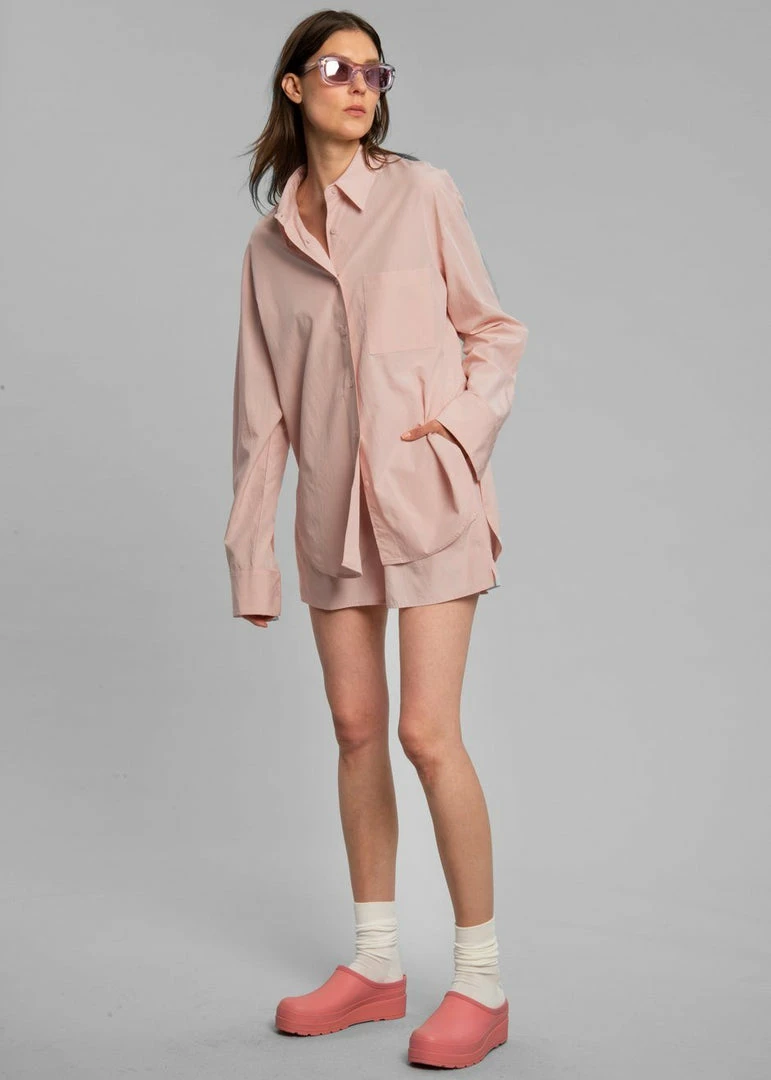 Coupon π€© The Frankie Shop CLOTHING Lui Organic Cotton π Shirt - Rose Water π 1 The Frankie Shop CLOTHING Lui Organic Cotton Shirt - Rose Water