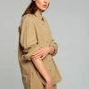 The Frankie Shop Lui Organic Cotton Shirt - Sahara