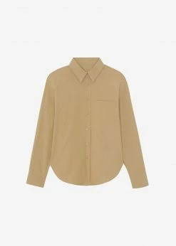 The Frankie Shop Lui Organic Cotton Shirt - Sahara