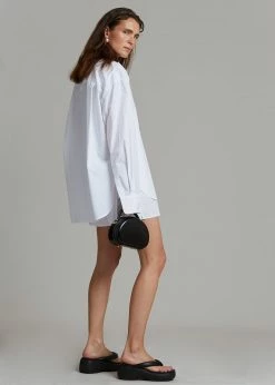 The Frankie Shop Lui Organic Cotton Shirt - White