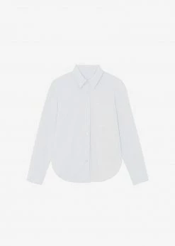 The Frankie Shop Lui Organic Cotton Shirt - White