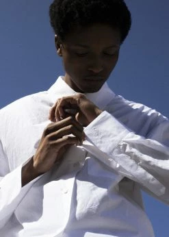 The Frankie Shop Lui Organic Cotton Shirt - White