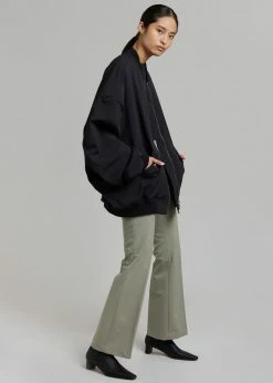 The Frankie Shop CLOTHING Lumi Bomber Jacket - Black