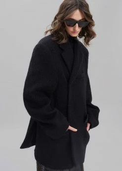 Wholesale ⭐ Paper Moon Mabel Fuzzy Oversized Blazer - Black ⭐ 11 Paper Moon Mabel Fuzzy Oversized Blazer - Black