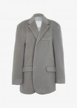 Best Sale π₯° The Frankie Shop CLOTHING Mabel Fuzzy Oversized Blazer - Mink π 19 The Frankie Shop CLOTHING Mabel Fuzzy Oversized Blazer - Mink