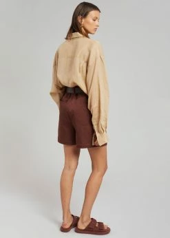 Best Pirce π― Beside You Mada Belted Pants - Tawney π 12 Beside You Mada Belted Pants - Tawney