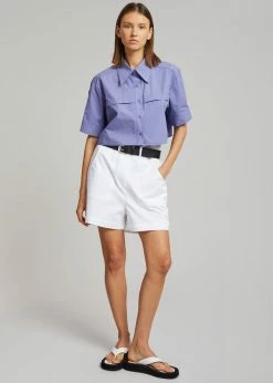 Beside You Mada Belted Pants - White CLOTHING