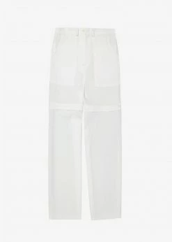 Beside You Mada Belted Pants - White CLOTHING