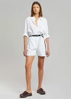 Discount β€οΈ The Frankie Shop CLOTHING Mae Denim Shorts - White π€© 11 The Frankie Shop CLOTHING Mae Denim Shorts - White