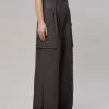 The Frankie Shop CLOTHING Maesa Cargo Pants - Charcoal