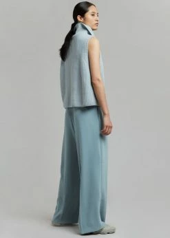 Mini Market CLOTHING Malou Zip Vest - Pale Blue